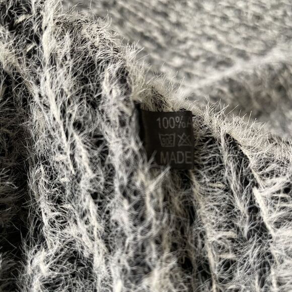 Mia & Tess‎ Knit Sweater Vest w/ Hood & Pockets Women's Black & White Small Med - Picture 7 of 8